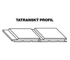 Tatransky profil A/B 12,5/96mm 5000mm