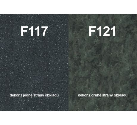 Zástena Egger dekor F117 ST76/F121 ST87