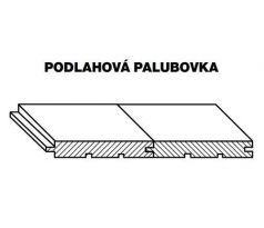 Palubovka podlahová 28 x 146