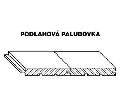 Palubovka podlahová 28 x 146