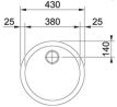 FRANKE Drez Rambla RAN 610-38 3 1/2