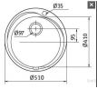 Franke ROL 610-41