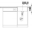 BLANCO 517157 drez DALAGO 45 aluminium s excentrom SILGRANIT PuraDur