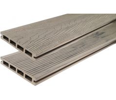 Drevoplastová podlahová doska WPC vzor dreva 146x23x4000 Jedľa strieborná
