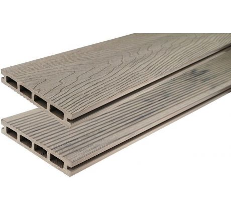 Drevoplastová podlahová doska WPC vzor dreva 146x23x4000 Jedľa strieborná