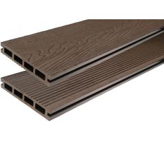 Drevoplastová podlahová doska WPC vzor dreva 146x23x4000 Orech antik